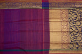 Trisha's Graceful Navy Blue Party Wear Banarasi Handloom Saree