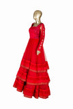 Trisha's Red Color Ethnic Gown