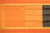 Trisha's Stunning Black-Orange Uppada Handloom Silk Saree